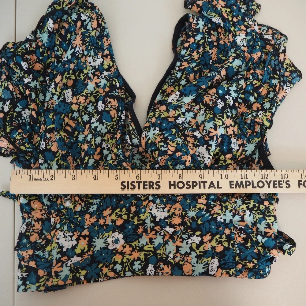Free People Pretty Dayz 2‎ Pc Maxi Skirt Set XS Dainty Floral Boho Festival